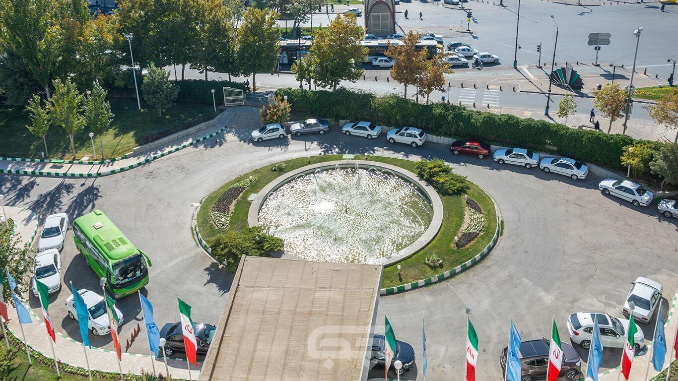 هتل هما 1 مشهد فضای بیرونی هتل
