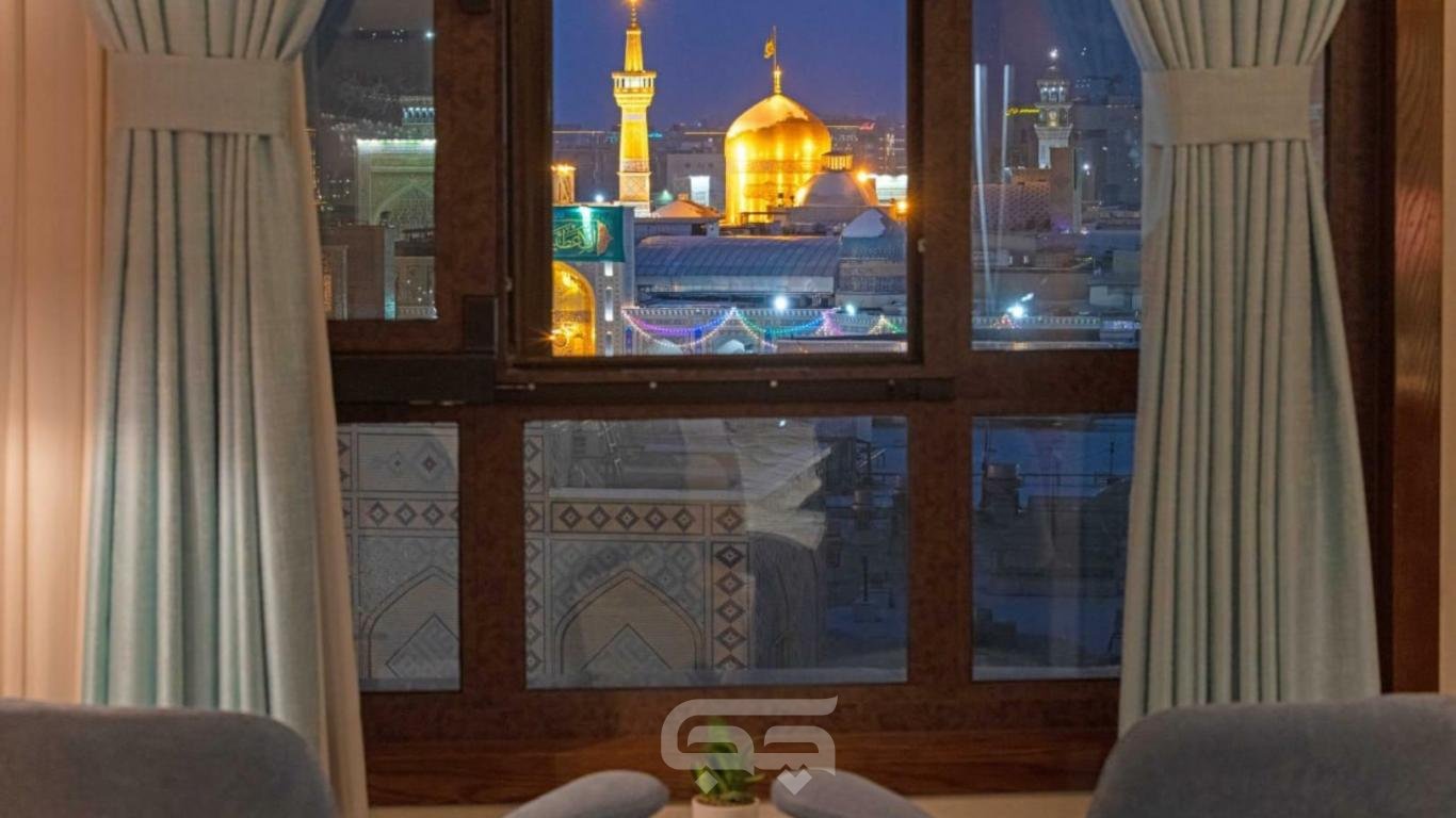 هتل قصرالضیافه قدس مشهد فضای داخلی اتاق‌ها